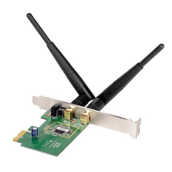 EDIMAX 802.11n  300Mbps PCI Express WEP, WPA , WPA2 , WPS, Adapter Complies with 802.11b/g/n, 2x 3dBi Detachable Antenna, Includes Low Profile Bracket. CDEW-7612PINV2