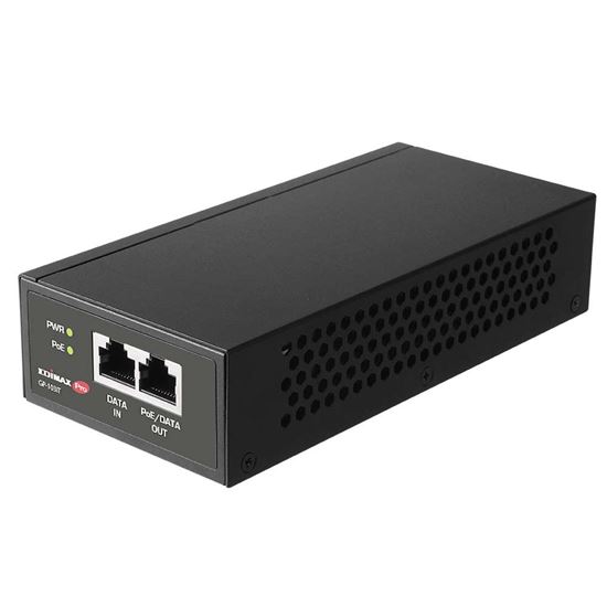 EDIMAX 90W Gigabit PoE++ Injector. Delivers Power & Data up to 100m. Easy Plug & Play. Built-in Short Circuit Protection. Wall-mount & Metal Housing. CDGP-103IT