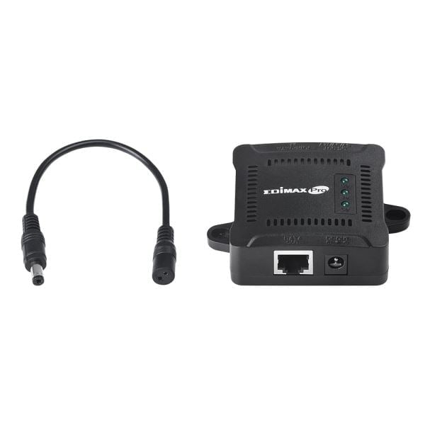 EDIMAX Gigabit PoE+ Splitter. Adjustable output power 5, 9,12VDC. CDGP-101ST