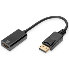 Ednet Digitus DisplayPort (M) to HDMI Type A (F) Active Adapter Cable DVGR7030