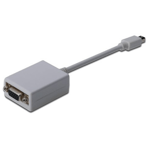 Ednet Digitus Mini DisplayPort (M) to VGA (F) Adapter Cable DVGR7051