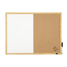 Dualboard - Corkboard & Whiteboard 600mm x 900mm