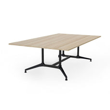 Eiffel Conference Table 2400mm x 1200mm - Autumn Oak Top MG_EQPTBL2412B_AO