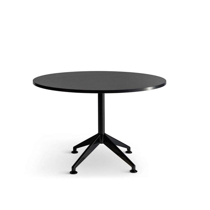 Eiffel Round Meeting Table 1200mm - Woodgrain Top MG_EQPTBL107_B_1200_BW