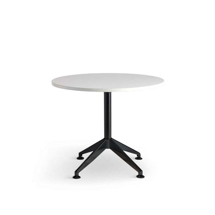 Eiffel Round Meeting Table 900mm - White Top MG_EQPTBL107_B_900_W