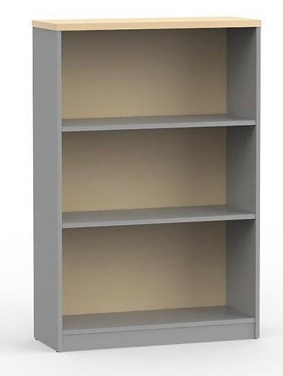 Eko Bookcase - 1200 x 800 x 305mm - Silver/Nordic Maple KG_EKOB12_NM