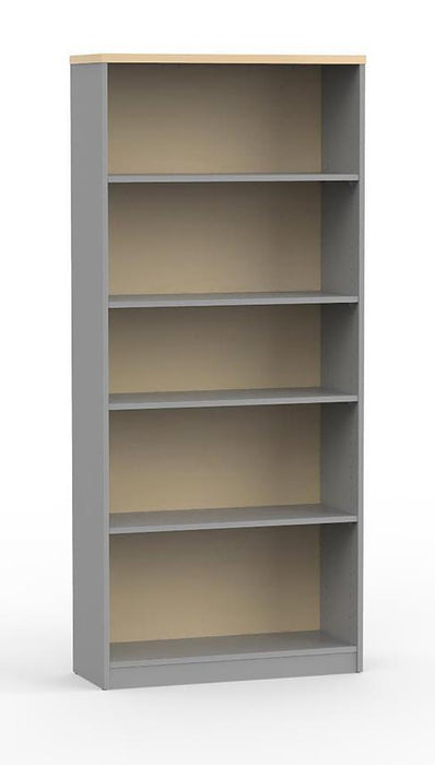 Eko Bookcase - 1800 x 800 x 305mm - Silver/Nordic Maple KG_EKOB18_NM