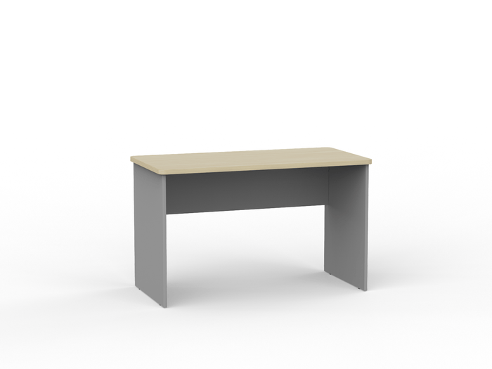Eko Desk 1200mm x 600mm, Nordic Maple Top and Silver Frame KG_OD12_NM