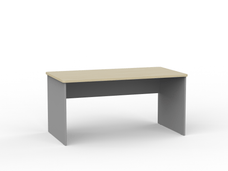 Eko Desk 1500mm x 800mm, Nordic Maple Top and Silver Frame KG_OD15_NM