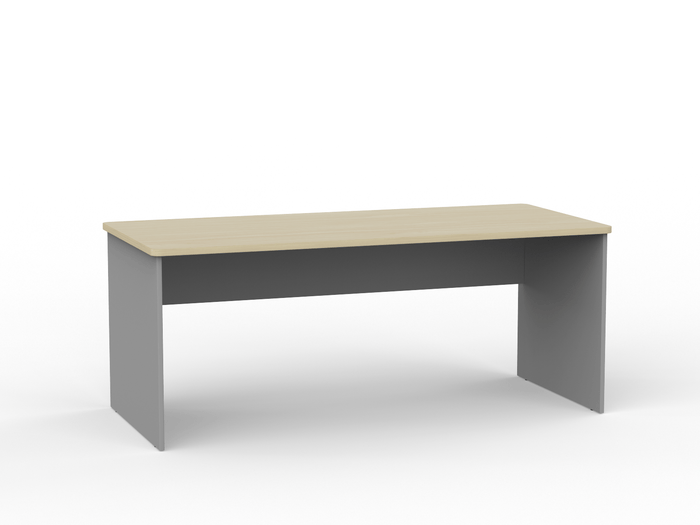 Eko Desk 1800mm x 800mm, Nordic Maple Top and Silver Frame KG_OD18_NM