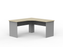 Eko Workstation 1500mm x 1500mm x 600mm, Nordic Maple / Silver KG_OW156_NM