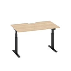 Enhance 1200mm x 600mm Electric Height Adjustable Desk – Black / Autumn Oak MG_ENHDSK126S_EL_BAO