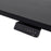 Enhance 1200mm x 600mm Electric Height Adjustable Desk – Black / Woodgrain Black MG_ENHDSK126S_EL_BBW