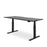 Enhance 1200mm x 600mm Electric Height Adjustable Desk – Black / Woodgrain Black MG_ENHDSK126S_EL_BBW