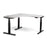 Enhance 1500mm Electric Standing Corner Desk – Black / White, Height Adjustable MG_ENHDSK157W_EL_BW