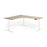 Enhance 1800mm Electric Standing Corner Desk – White / Autumn Oak, Height Adjustable MG_ENHDSK187W_EL_WAO