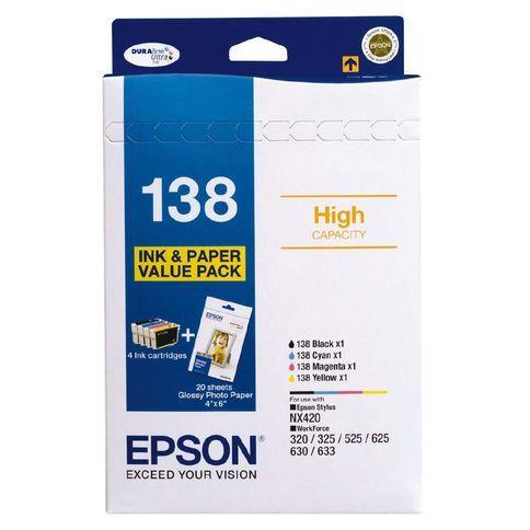 Epson 138 Original Cartridge - Value Pack DSE138BP