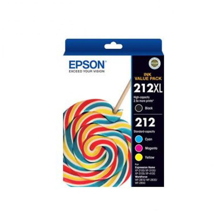Epson 212XL / 212 Value Pack Original Cartridge DSE212XLVP