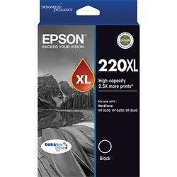 Epson 220 / 220XL Black High Capacity Original Cartridge Twin Pack DSE220BXLT