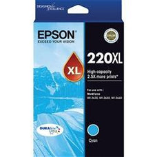 Epson 220 / 220XL Cyan High Capacity Original Cartridge DSE220CXL