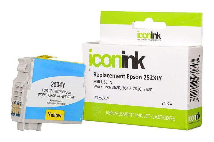 Epson 252XL Yellow Compatible Cartridge FPIET252Y