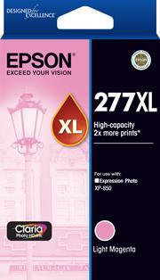 Epson 277 / 277XL Light Magenta High Capacity Claria Photo HD Original Cartridge DSE277LMXL