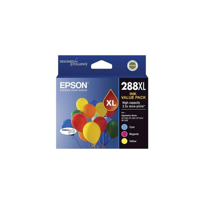 Epson 288 CMY XL Ink Cartridge, Colour Pack DSE288XLCP3