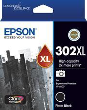 Epson 302XL Claria Premium Photo Black Original Cartridge DSE302PBXL