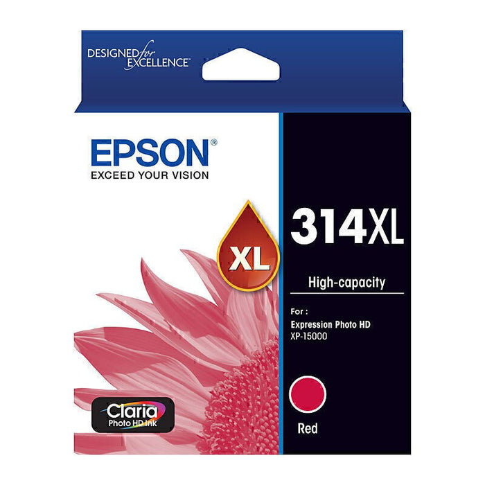 Epson 314 High Yield Red Ink Cartridge, Original DSE314RXL