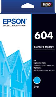 Epson 604 Cyan Ink Cartridge DSE604C