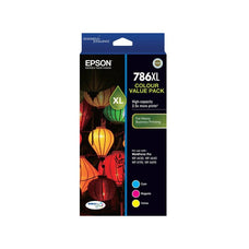 Epson 786XL Ink Cartridge, 3 Colour Value Pack DSE786XLVP