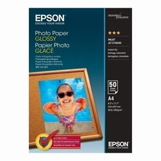 Epson A4 Photo Paper Glossy, 200gsm, Pack of 50 Sheets DSE42539