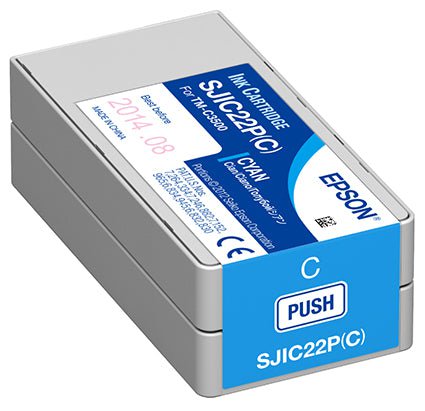 Epson Ink Cartridge TM-C3500, Cyan, for Epson Printer TMC3500 SKINESJIC22PC