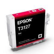 Epson T3127 UltraChrome Hi-Gloss2 Red Original Cartridge DSE3127