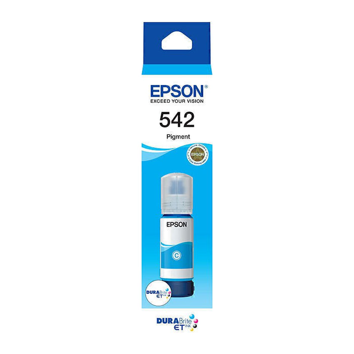 Epson T542 Cyan Ink Cartridge, Eco Tank DSE542C