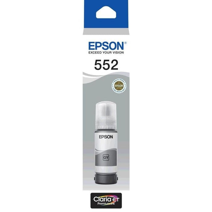 Epson T552 Claria EcoTank Ink Bottle Grey DSE552GY