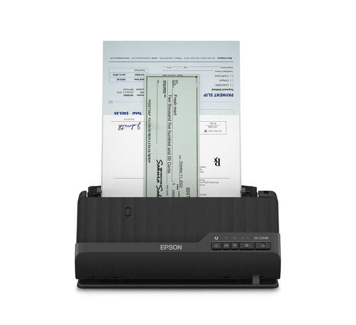 Epson WorkForce ES-C380W Wireless Duplex Document Scanner (B11B269501) DSESC380W