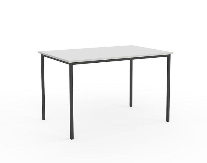 Ergoplan Canteen Table 1200mm x 600mm - White / Black KG_WFCT126_W