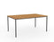 Ergoplan Canteen Table 1600mm x 800mm - Tawa / Black KG_WFCT168_T