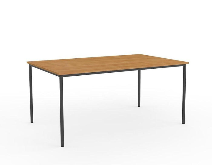 Ergoplan Canteen Table 1600mm x 800mm - Tawa / Black KG_WFCT168_T