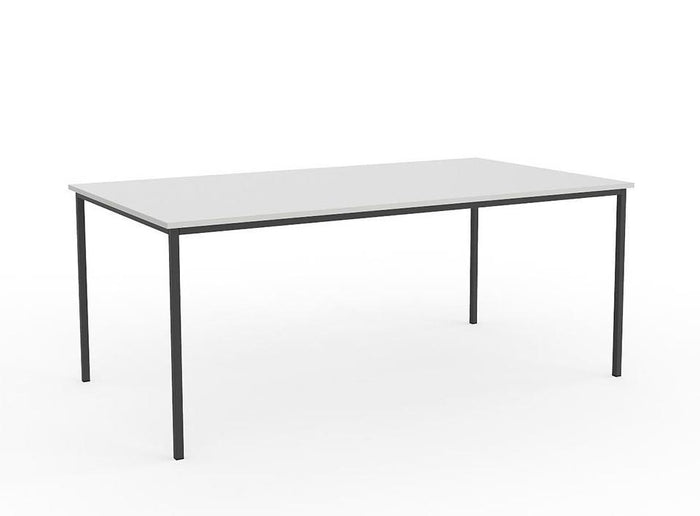 Ergoplan Canteen Table 1800mm x 800mm - White / Black KG_WFCT188_W