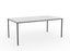 Ergoplan Canteen Table 1800mm x 800mm - White / Black KG_WFCT188_W