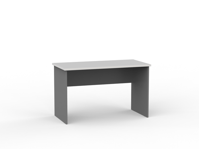 Ergoplan Desk 1200mm x 600mm (Choice of Colours) Silver/White KG_WFD12_WS