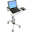 Ergotron Neo-Flex 24-205-214 Laptop Cart - 6.80 kg Capacity - 4 Casters - Aluminium - 731.5 mm Width x 1214.1 mm Height - Two-tone Grey IM1223196