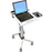 Ergotron Neo-Flex 24-205-214 Laptop Cart - 6.80 kg Capacity - 4 Casters - Aluminium - 731.5 mm Width x 1214.1 mm Height - Two-tone Grey IM1223196