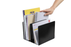 Esselte 2 Compartment Book Rack - Black AO46289