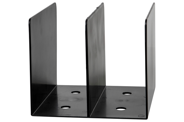 Esselte 2 Compartment Book Rack - Black AO46289