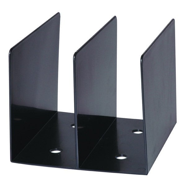 Esselte 2 Compartment Book Rack - Black AO46289