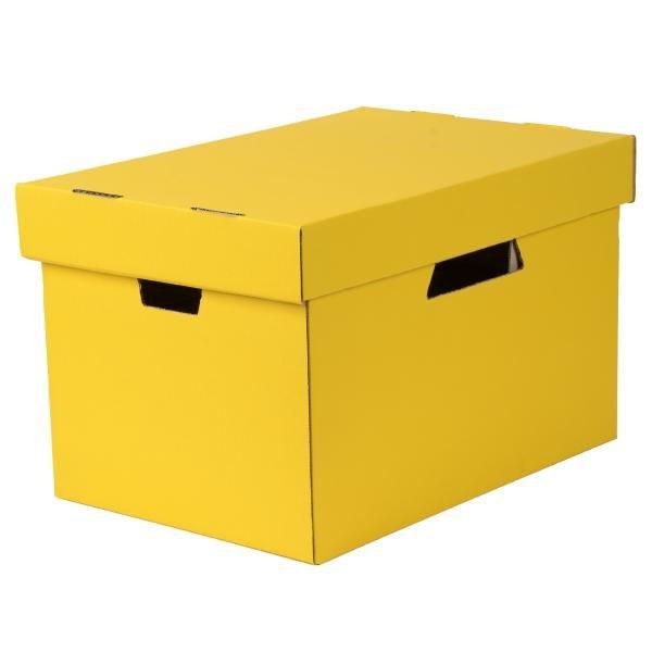 Esselte Archive Storage Box With Lid - Yellow AO073823