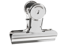 Esselte Bulldog Silver Chrome Letter Clip, 75mm, Pack of 36 AO55412